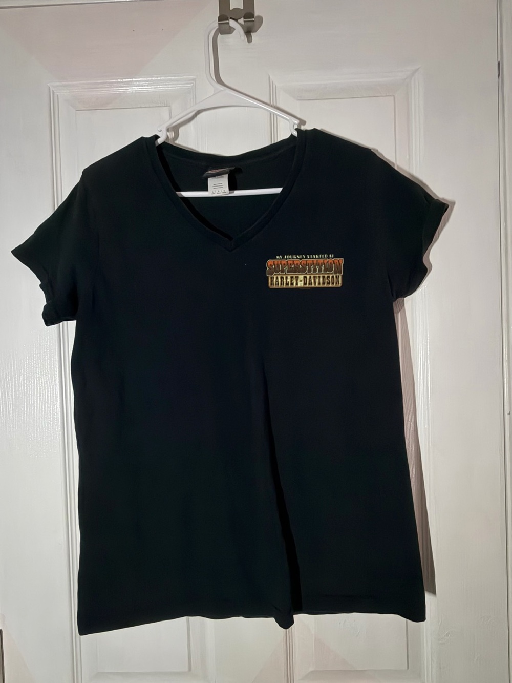 Harley-Davidson Black Tee with Gold Logo